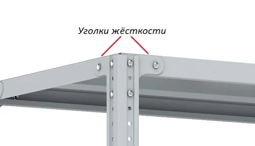 Стеллаж металлический Титан МС-750 2500x1500x500/7