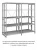 Стеллаж для одежды ТСУ 1/3 (2000х1060х600) УП Стеллаж для одежды ТСУ 1/3 (2000х1060х600) УП
